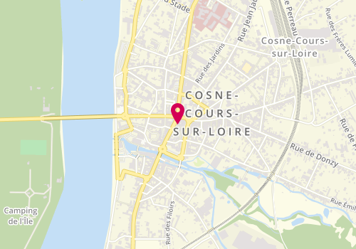 Plan de Le Jardin des Sens, 3 Rue Anatole France, 58200 Cosne-Cours-sur-Loire
