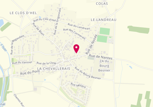 Plan de Institut de Beauté Maliti, 1 impasse du Bourrelier, 44810 La Chevallerais