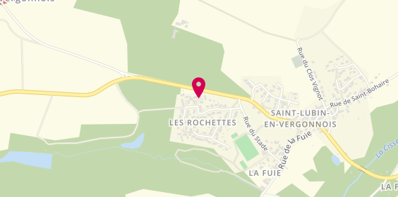 Plan de Amel'Ô Mains d'Or, 20 Rue des Rochettes, 41190 Saint-Lubin-en-Vergonnois