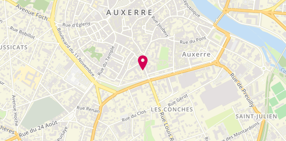Plan de Mary Cohr, 8 Rue Germain Bénard, 89000 Auxerre