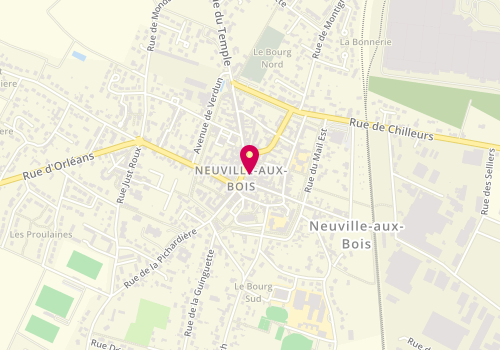 Plan de Angana, 27 Place du General Leclerc, 45170 Neuville-aux-Bois
