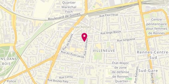 Plan de Alexiss, 22 Rue Ginguené, 35000 Rennes