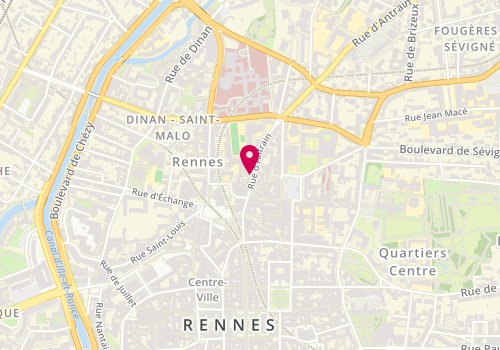 Plan de Sydoine Beauté, 19 Rue d'Antrain, 35700 Rennes