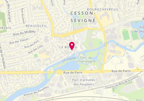 Plan de Biotizen - Ligne et Forme, 2 Rue de la Fresnerie, 35510 Cesson-Sévigné