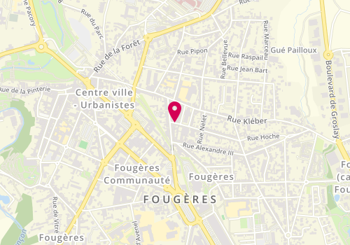 Plan de Myrabeauty, 4 Rue de Bonabry, 35300 Fougères