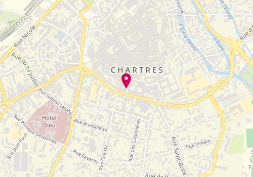 Plan de Boudoir du Regard Chartres, 1 Rue Mathurin Régnier, 28000 Chartres