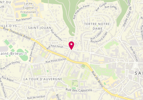 Plan de Julie Rose, 61 Bis Rue Notre-Dame
5 Rue de la Landelle, 22000 Saint-Brieuc