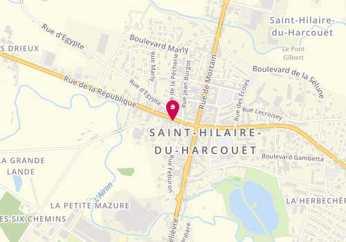 Plan de Bulle Bien Etre, 19 Rue de la République, 50600 Saint-Hilaire-du-Harcouët