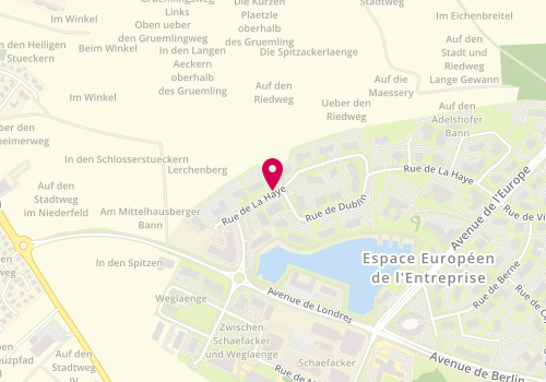 Plan de Centre Lombard, Espace Européen de l'Entreprise
15 Rue de la Haye, 67300 Schiltigheim