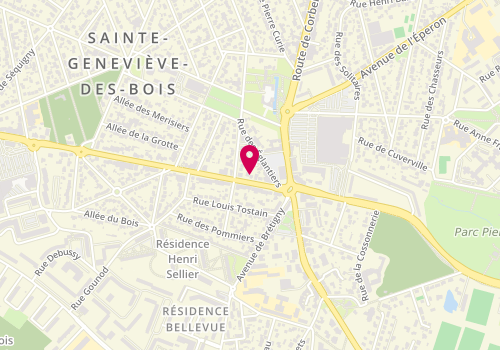Plan de Dermasana, 6 avenue du Régiment Normandie Niemen, 91700 Sainte-Geneviève-des-Bois