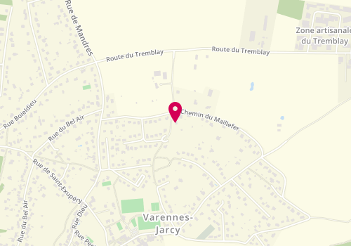 Plan de Andreia Beleza, 16 chemin de Lagny, 91480 Varennes-Jarcy