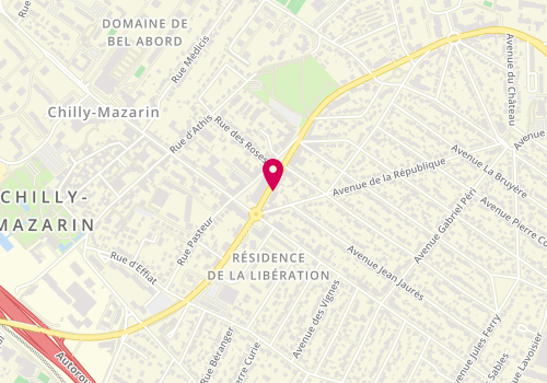 Plan de B'Elo Zen Centre de Beauté, 36 avenue Pierre Brossolette, 91380 Chilly-Mazarin