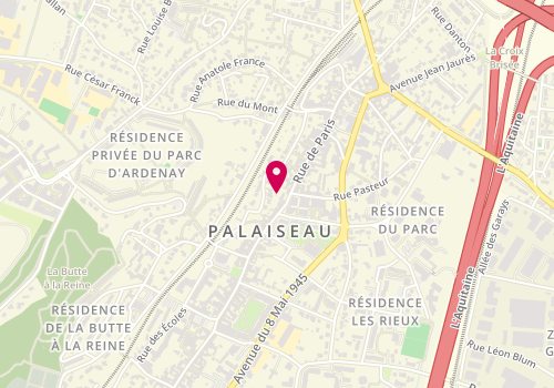 Plan de L'Ile de Beauté, 80 Rue de Paris, 91120 Palaiseau