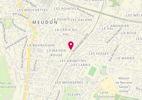 Plan de Votre massage, 58 avenue Jean Jaurès, 92190 Meudon