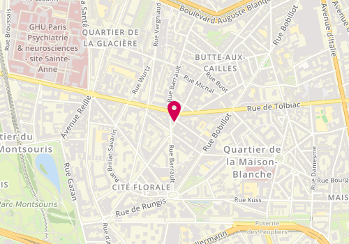Plan de Cleoni Institut, 34 Rue Espérance, 75013 Paris