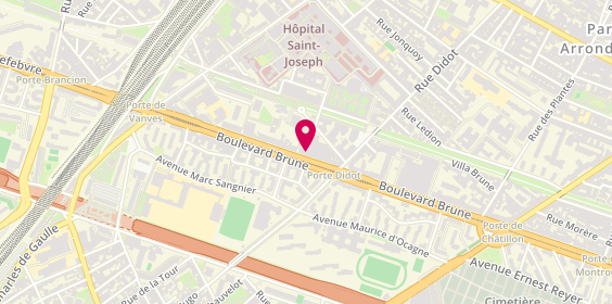 Plan de Potala, 67 Boulevard Brune, 75014 Paris