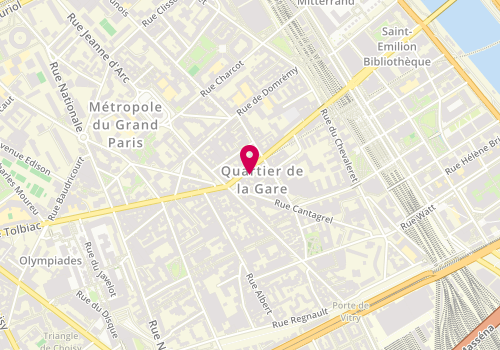 Plan de ARNOULT Brigitte, 39 Rue de Tolbiac, 75013 Paris
