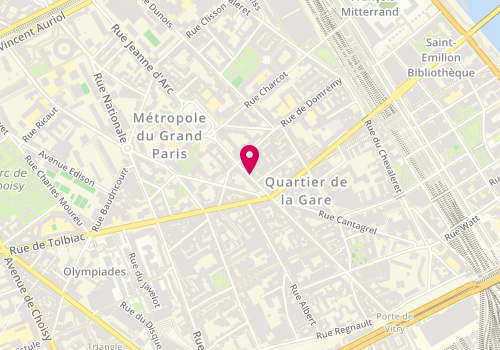 Plan de Guinot, 112 Rue de Patay, 75013 Paris