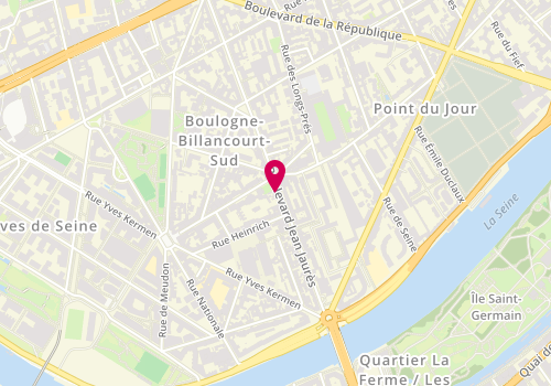 Plan de Ambre&Musc, 248 Boulevard Jean Jaurès, 92100 Boulogne-Billancourt