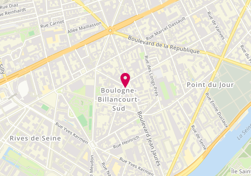Plan de Civana, 3 Rue de Clamart, 92100 Boulogne-Billancourt