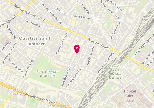Plan de Guinot, 53 Rue Brancion, 75015 Paris