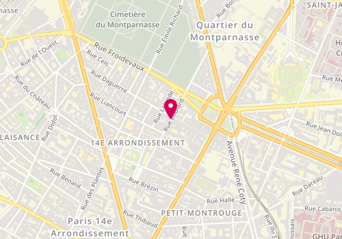 Plan de Colorforever, 17 Rue Boulard, 75014 Paris
