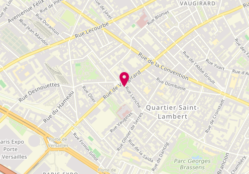 Plan de Sourire d'Orient, 6 Rue Leriche, 75015 Paris