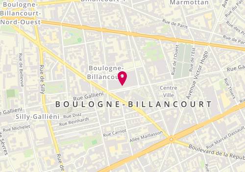 Plan de Cryowell, 5 Rue Tony Garnier, 92100 Boulogne-Billancourt