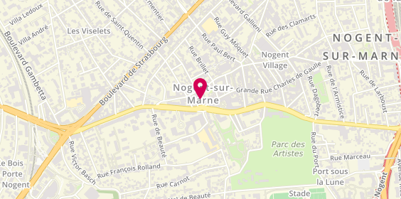 Plan de Instant de Sérénité, 3 Rue André Pontier, 94130 Nogent-sur-Marne