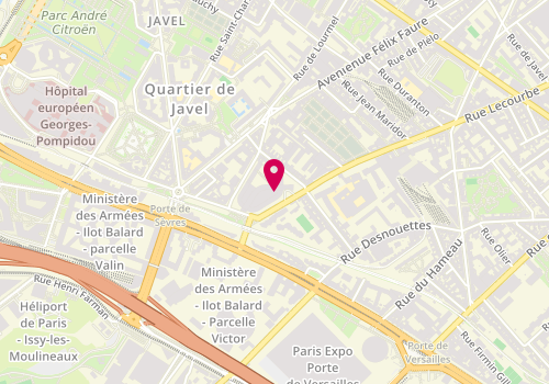 Plan de Sorya Beauté, 354 Rue Lecourbe, 75015 Paris