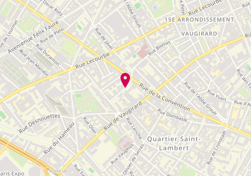 Plan de Alexandra Massages Soins, 165 Rue Blomet, 75015 Paris