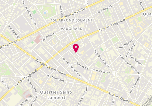 Plan de Institut Opaline, 12 Rue d'Alleray, 75015 Paris