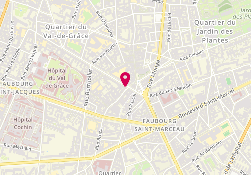 Plan de Institut de beauté - Alixe Fougères Broca - Paris 5, 8 Rue Broca, 75005 Paris
