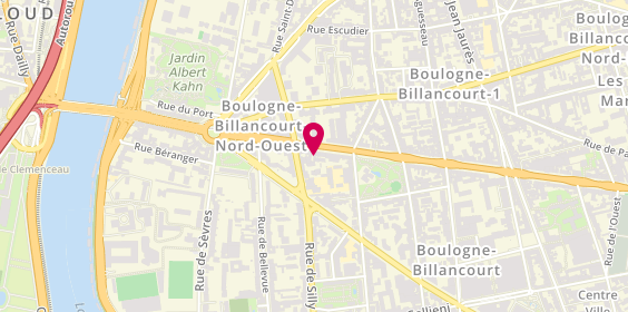 Plan de 92 Royale, 115 Route de la Reine, 92100 Boulogne-Billancourt