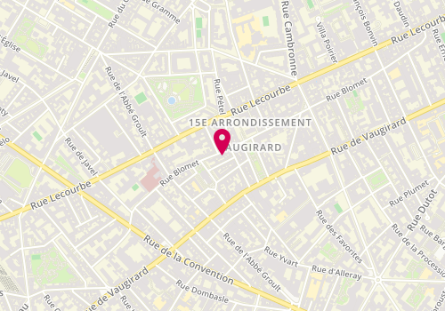 Plan de Fa Mai, 101 Rue Blomet, 75015 Paris