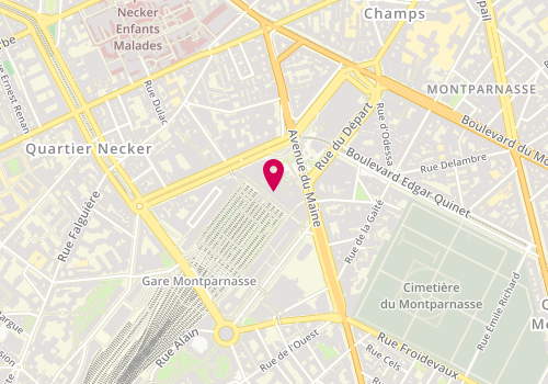 Plan de Centre de Beaute Yves Rocher, 17 Boulevard de Vaugirard, 75015 Paris