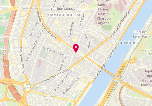 Plan de Beauty Office, 31 Boulevard Exelmans, 75016 Paris