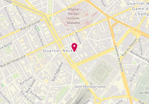 Plan de Guinot, 2 Rue Brown Séquard, 75015 Paris
