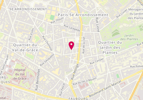 Plan de Institut Peaufinée, 16 Rue Pestalozzi, 75005 Paris