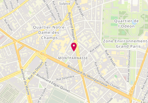 Plan de Aixin Beauté, 8 Rue Stanislas, 75006 Paris