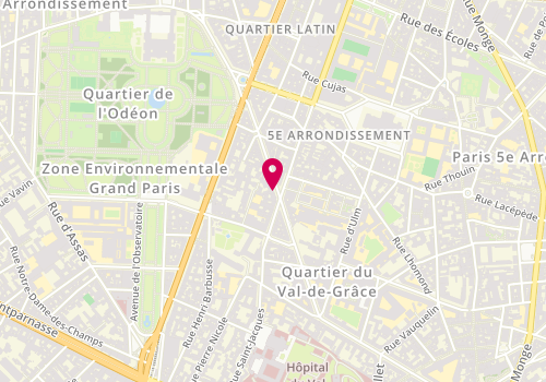 Plan de Guinot, 32 Rue Gay-Lussac, 75005 Paris