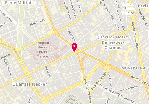 Plan de Ban Sin Thaï, 134 Rue de Vaugirard, 75015 Paris
