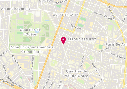 Plan de Body'minute Nail'minute, 17 Rue Gay-Lussac Rer B 12, 75005 Paris
