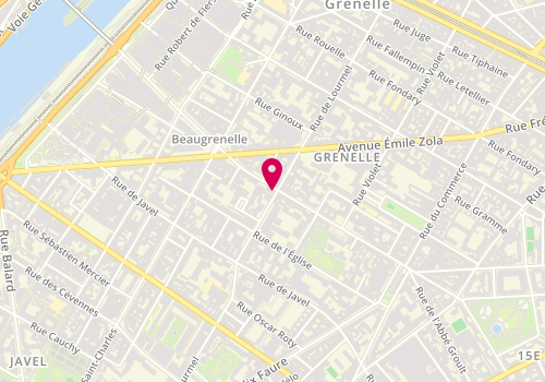 Plan de Atelier du Sourcil, 76 Rue de Lourmel, 75015 Paris