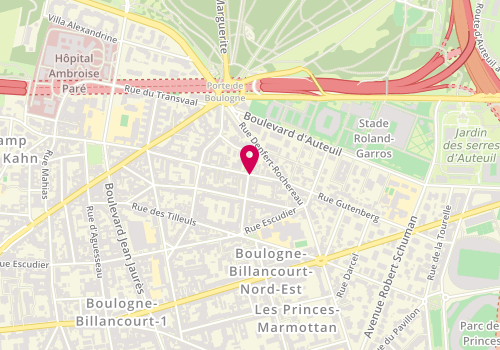 Plan de Instants de Reine, 40 Rue de la Rochefoucauld, 92100 Boulogne-Billancourt
