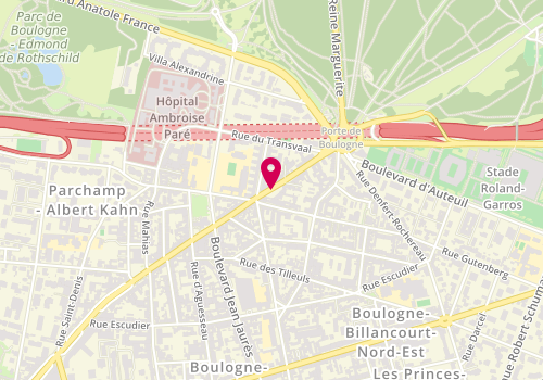 Plan de Bertrand-Hardy Luc, 19 Avenue Jean Baptiste Clément, 92100 Boulogne-Billancourt