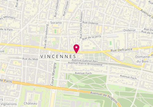 Plan de Anne Suy, 29 Rue de Fontenay, 94300 Vincennes