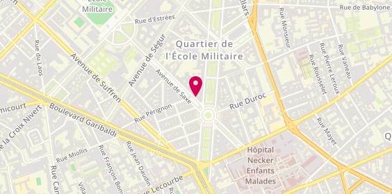 Plan de Celi Beauté, 41 avenue de Saxe, 75007 Paris