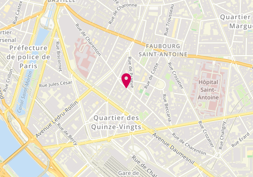 Plan de Bon Spa Thai Charenton, 84 Rue de Charenton, 75012 Paris