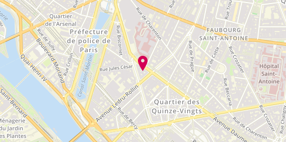 Plan de A Fleur de Peau, 10 avenue Daumesnil, 75012 Paris